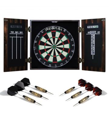 Pegasi dartbord cabinet set Pro