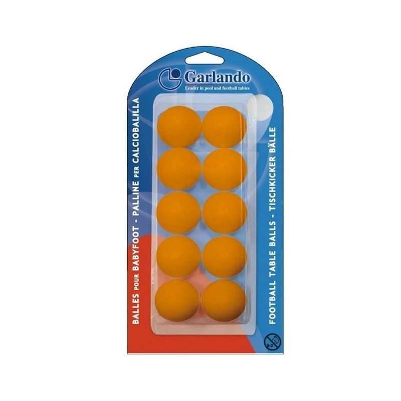 Tafelvoetbal balletjes 33 mm - oranje Garlando