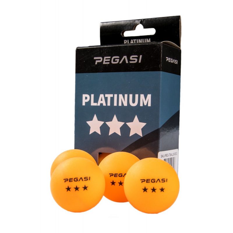 traagheid Interpersoonlijk opvolger Pegasi 3 ster pingpong ballen 6st. oranje