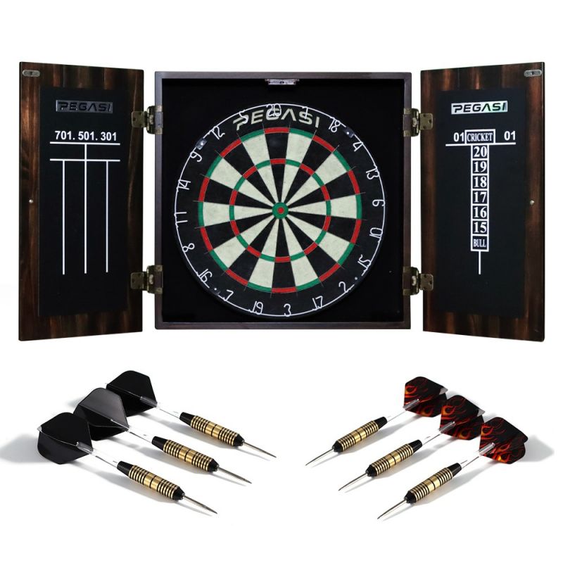 Pegasi dartbord cabinet set Pro